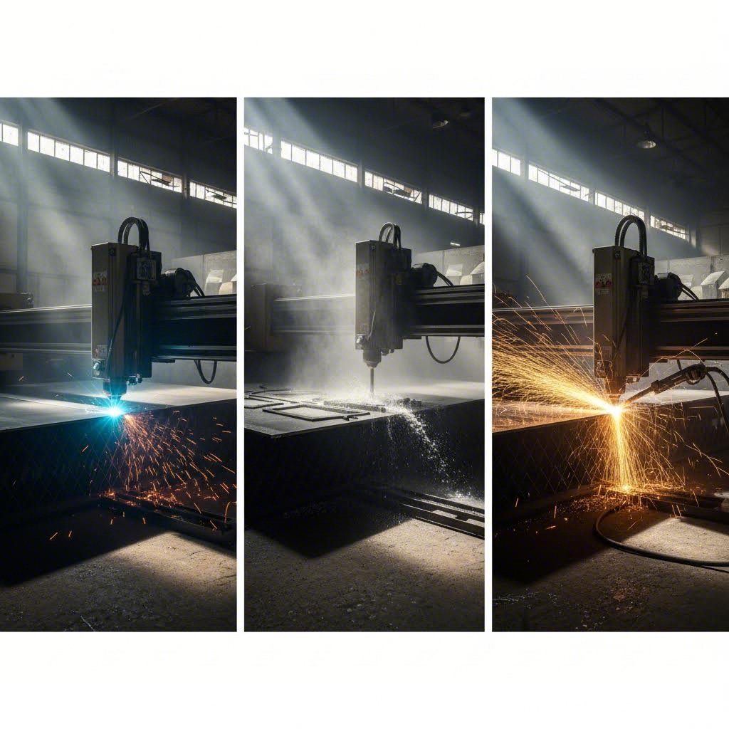 multiple metal cutting technologies including laser waterjet and plasma systems