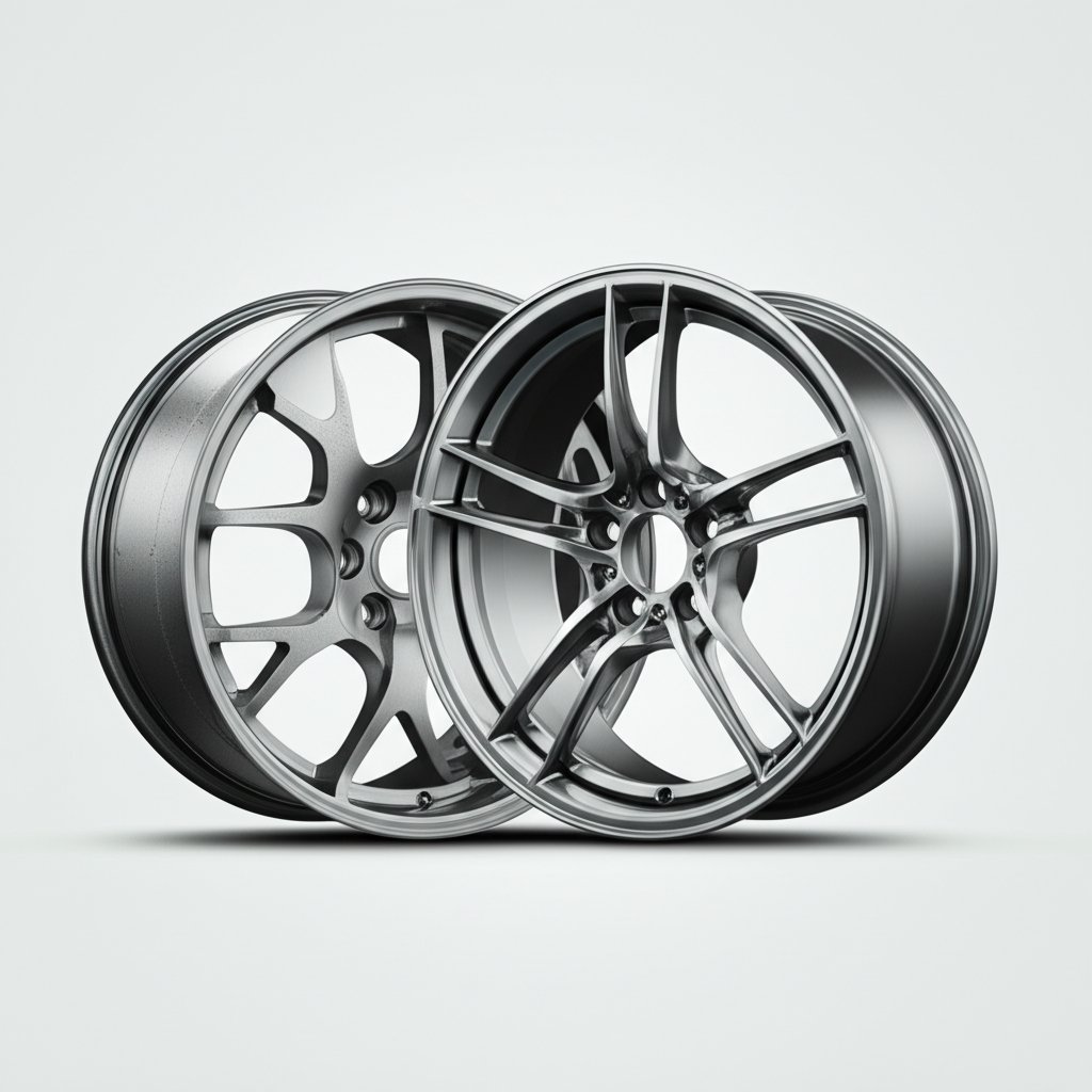comparison of cast flow formed and forged aluminium alloy wheels