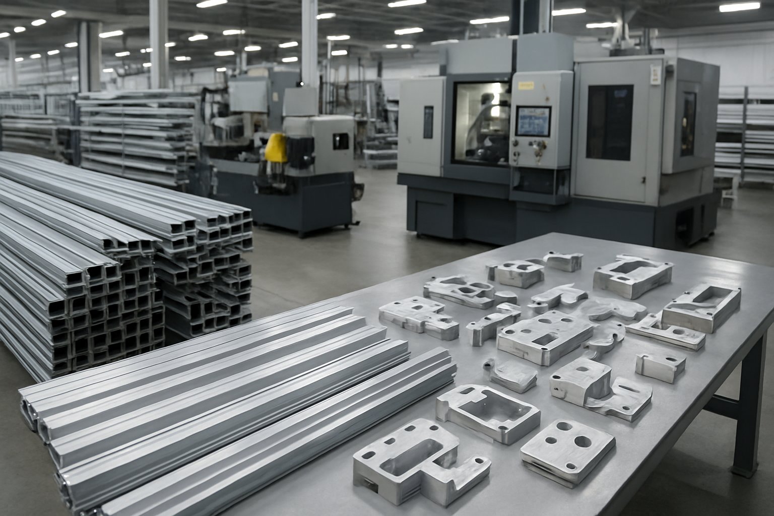 supplier processing for repeatable custom cut aluminum parts