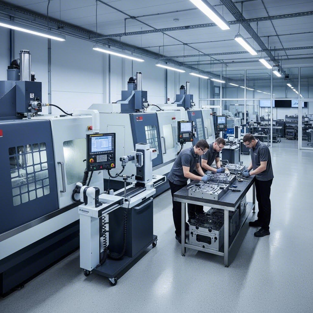 in house tool room with cnc and precision equipment for die manufacturing and maintenance