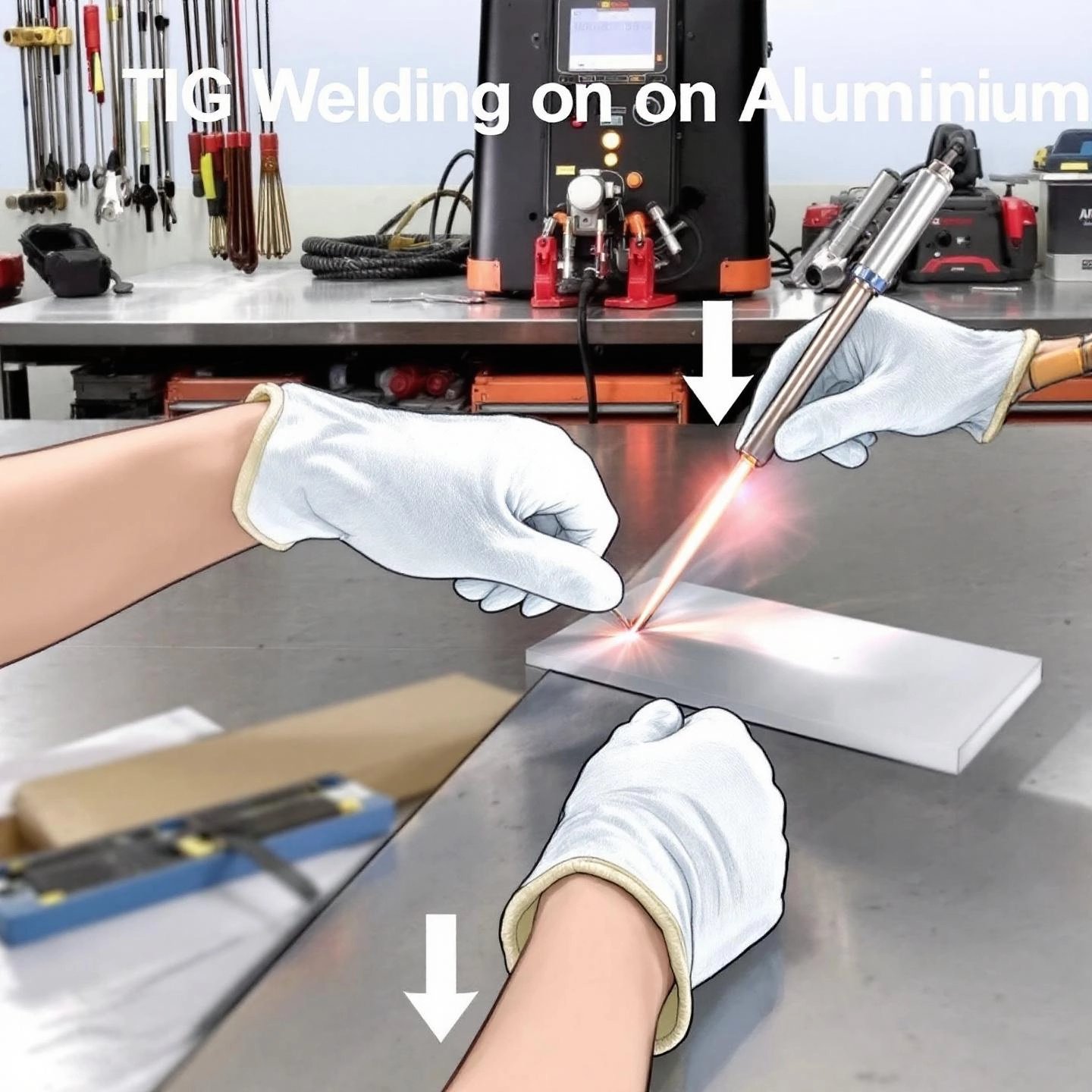 step by step tig welding technique for aluminum beginners