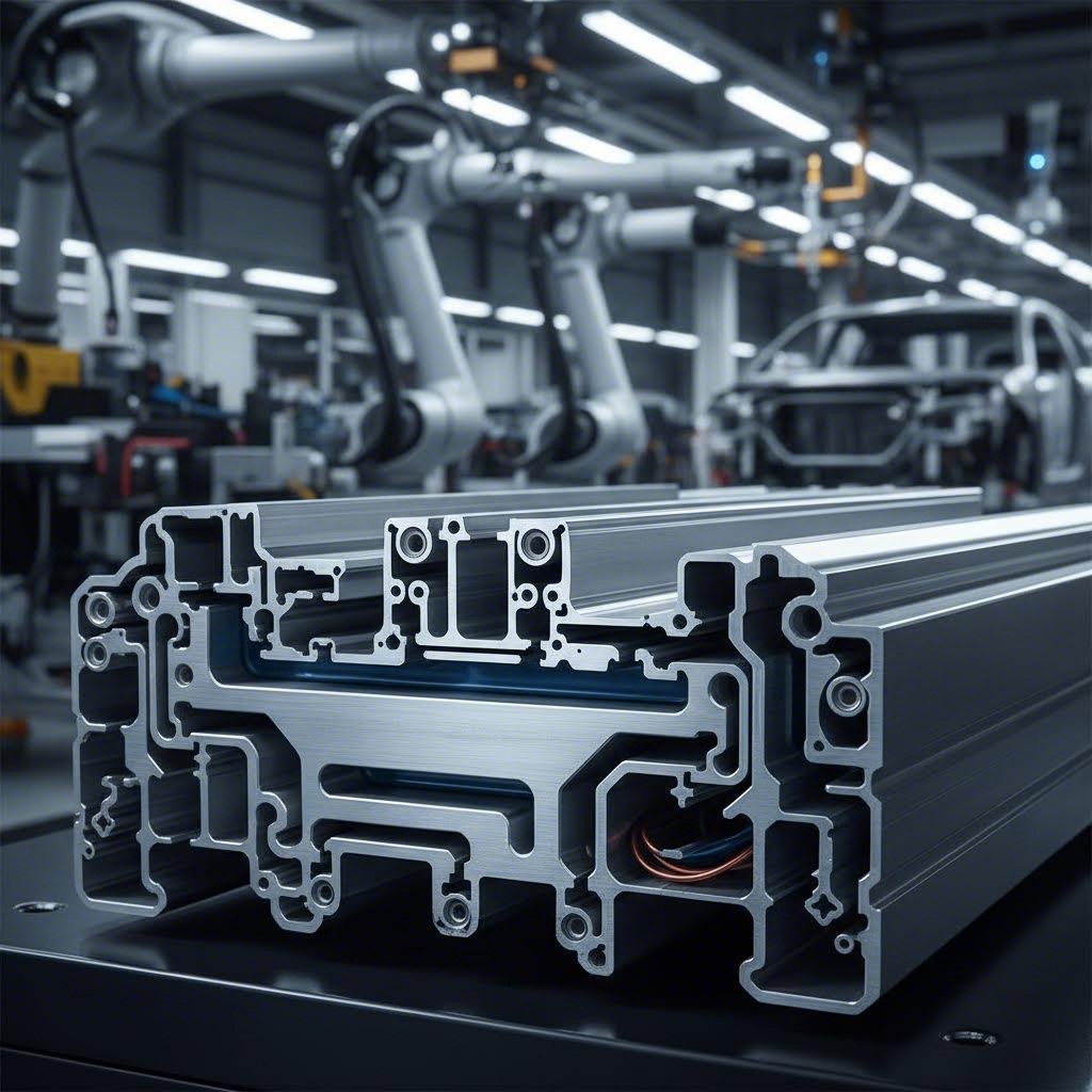 ev battery enclosures utilize machined aluminum extrusions for crash protection and thermal management