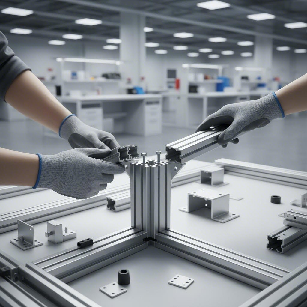 t slot aluminum systems enable rapid assembly without welding for industrial frames and enclosures