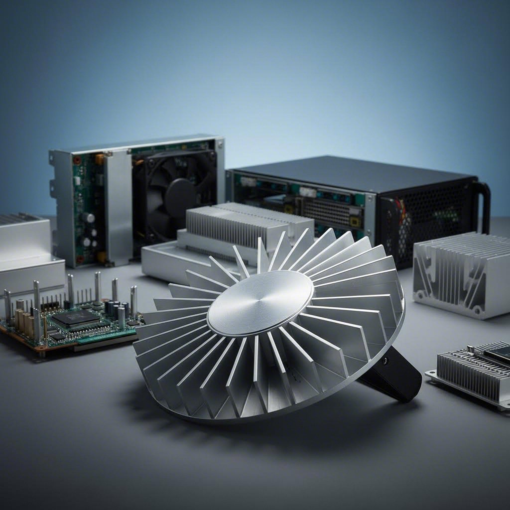 custom heatsink solutions designed for led lighting telecommunications and power electronics applications