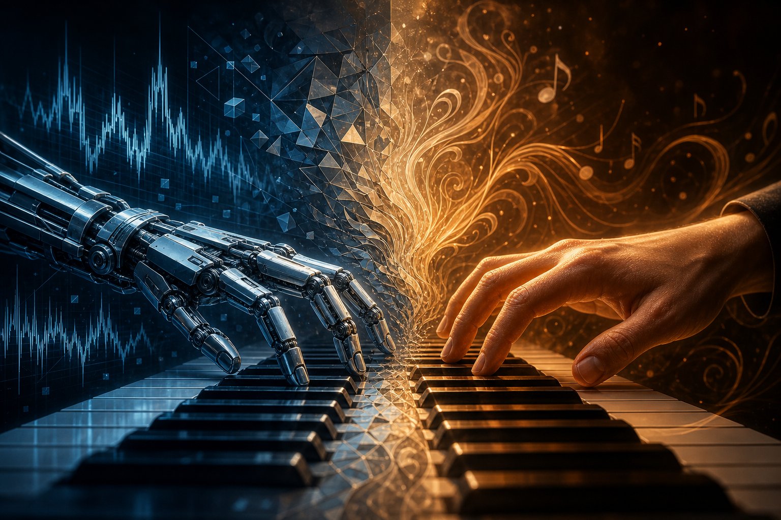 human editing and refined prompting transform mechanical ai output into music that sounds natural and emotionally resonant