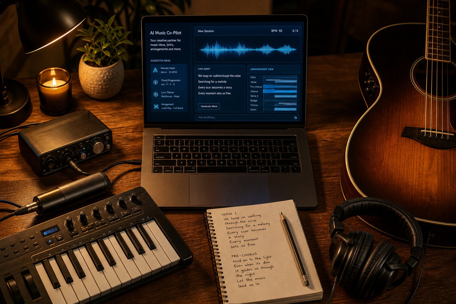 musicians adapting to ai integrate new tools into existing creative workflows while protecting what makes their work uniquely human