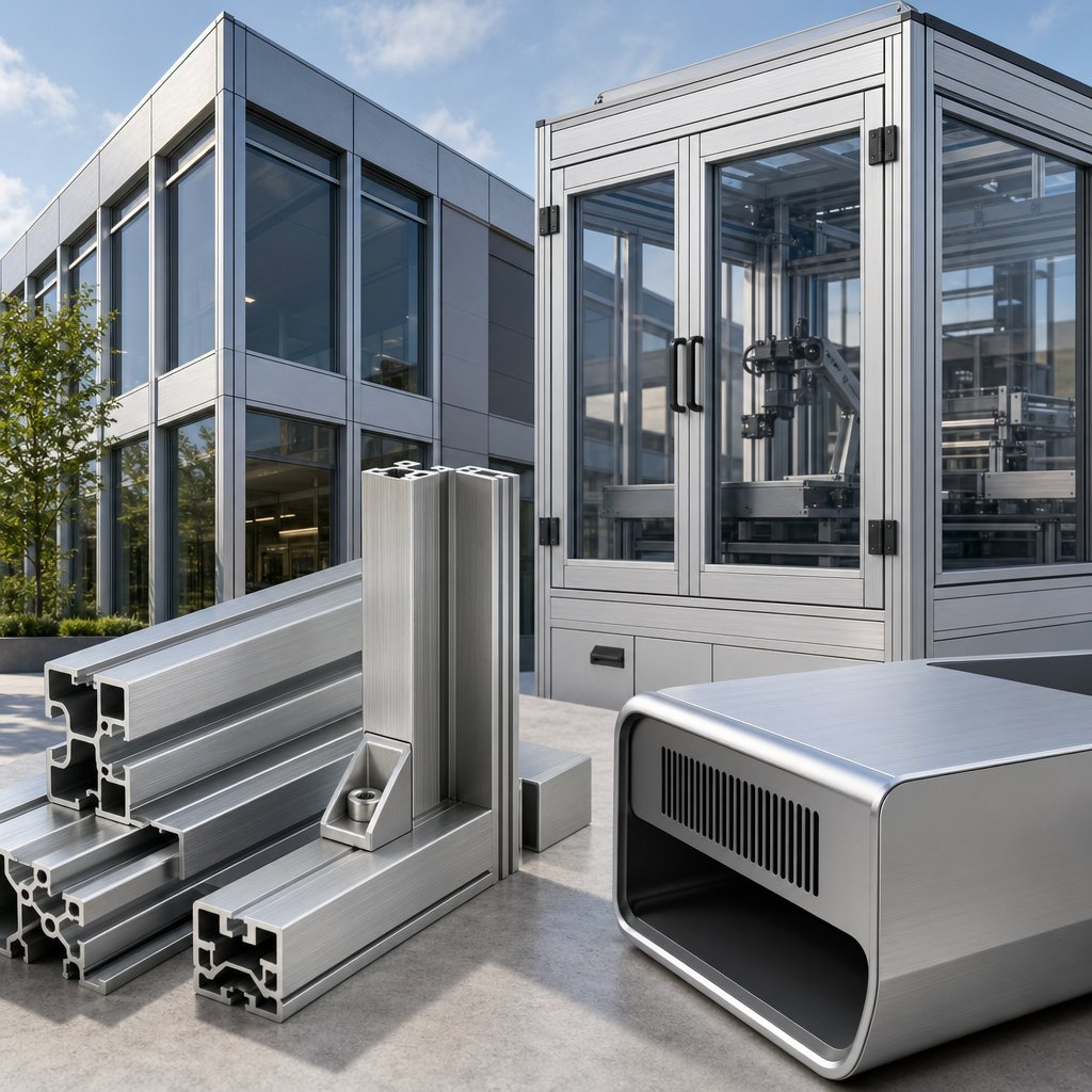 aluminum extrusions in architecture and industrial design