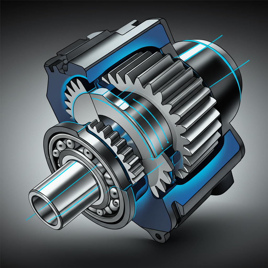diagram of a robotic joint showing the importance of precisely machined internal components