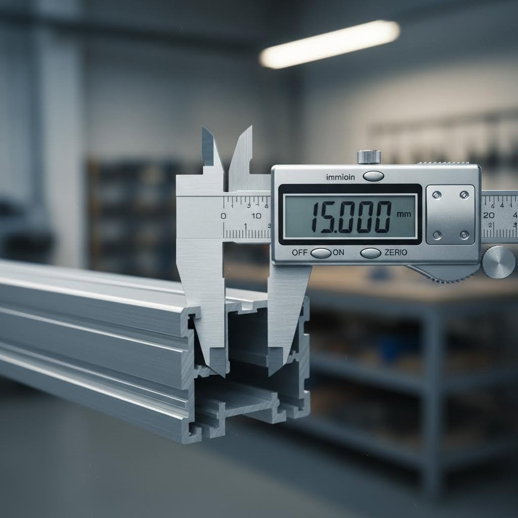 precision measurement ensures aluminum extrusion cuts meet tight tolerance specifications