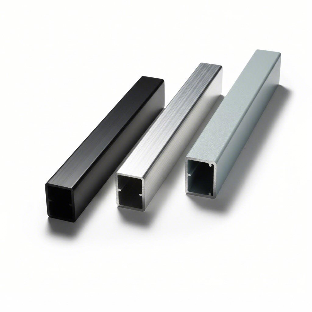 surface finish options for aluminum extrusions including anodizing and powder coating