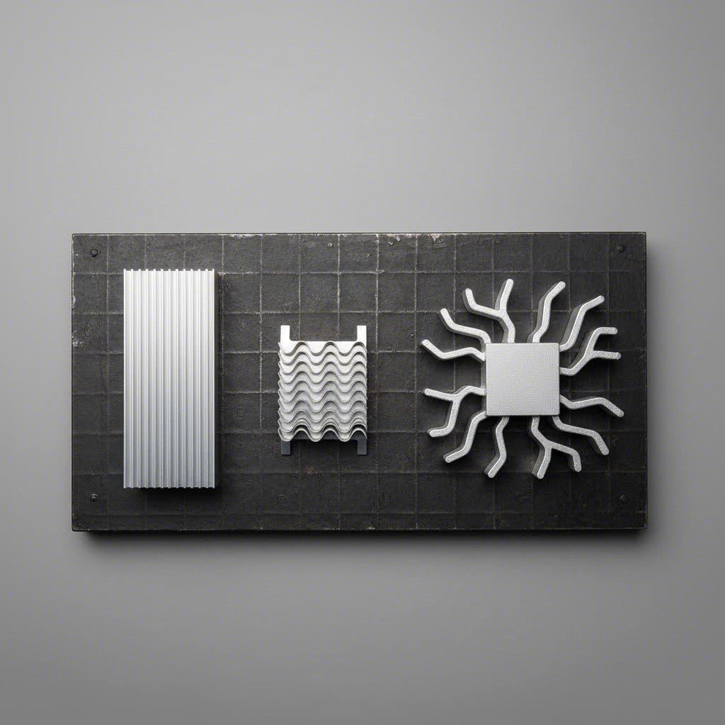comparison of extruded stamped and die cast heatsink manufacturing methods