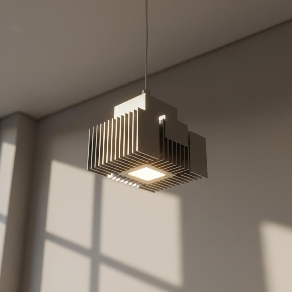 led lighting fixture with integrated aluminum heatsink extrusion for optimal thermal performance