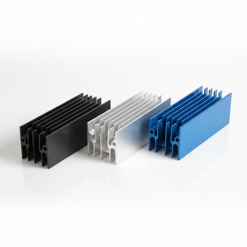 comparison of anodized and powder coated surface treatments on extruded aluminum heatsinks