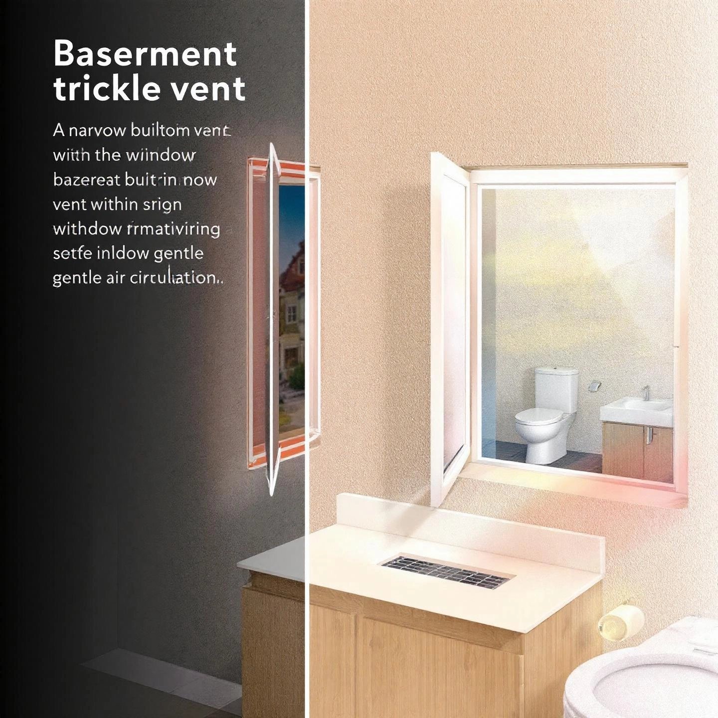 window trickle vents enhance basement and bathroom air quality