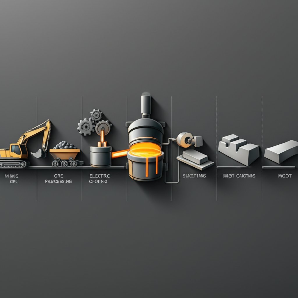 from titanium ore to finished products the industrial pathway of titanium metal