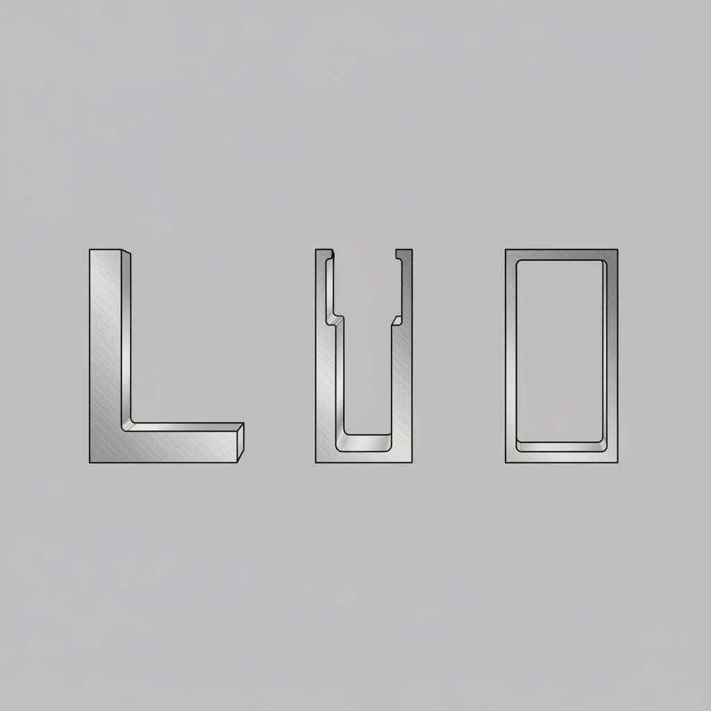 cross section comparison of solid semi hollow and hollow aluminum profiles