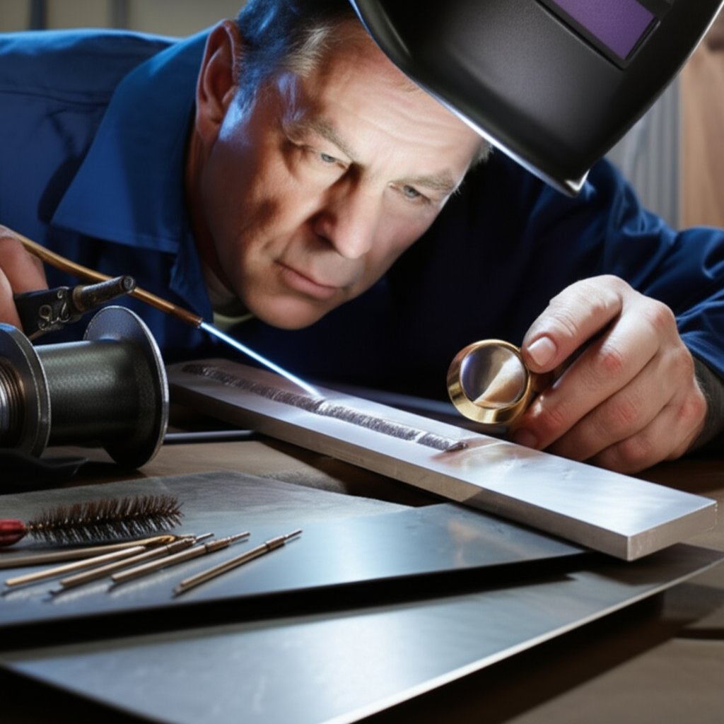 inspecting aluminum welds for common defects