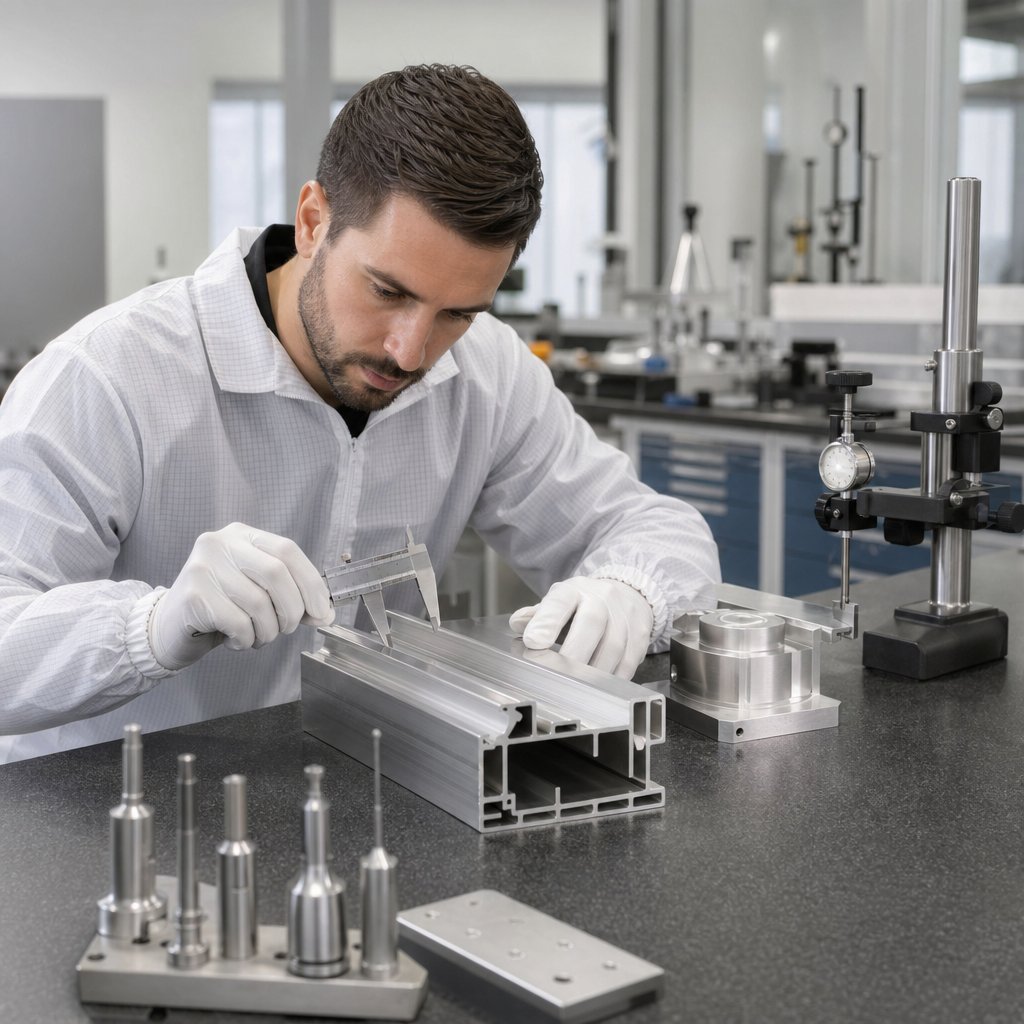 evaluating aluminum machining quality and inspection