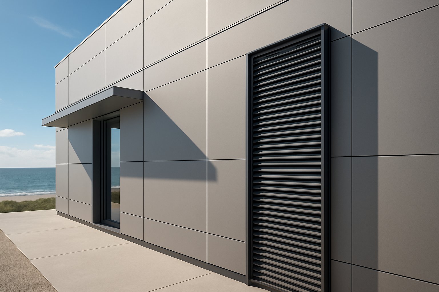 pvdf coated aluminium suited for exposed exterior applications