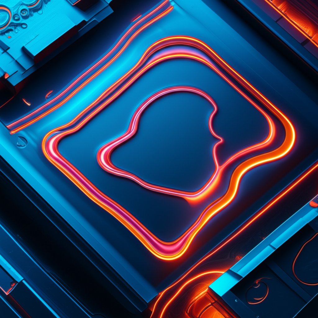 an abstract representation of thermal stress on a die casting mold
