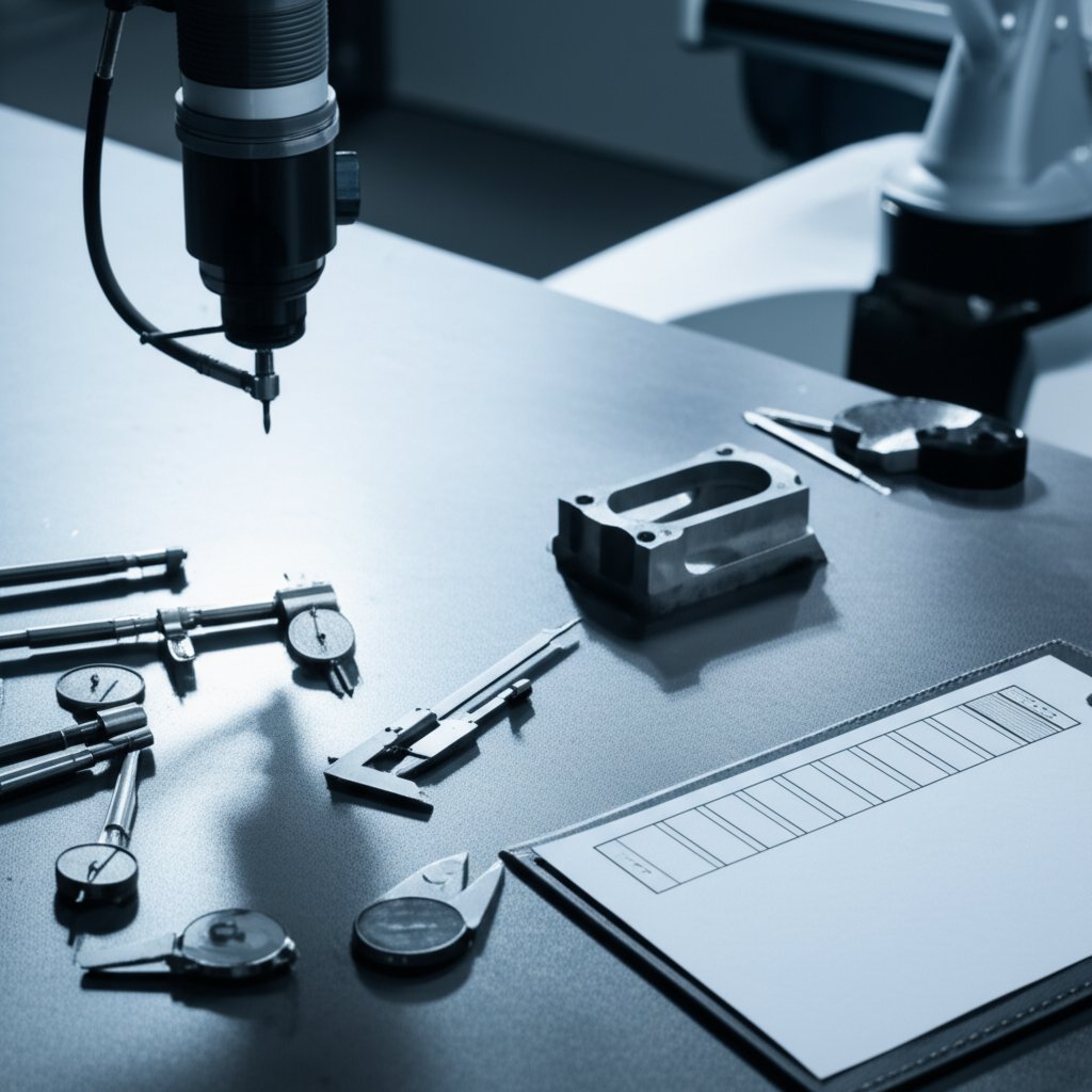 quality inspection tools and checklist used for stamped sheet metal parts