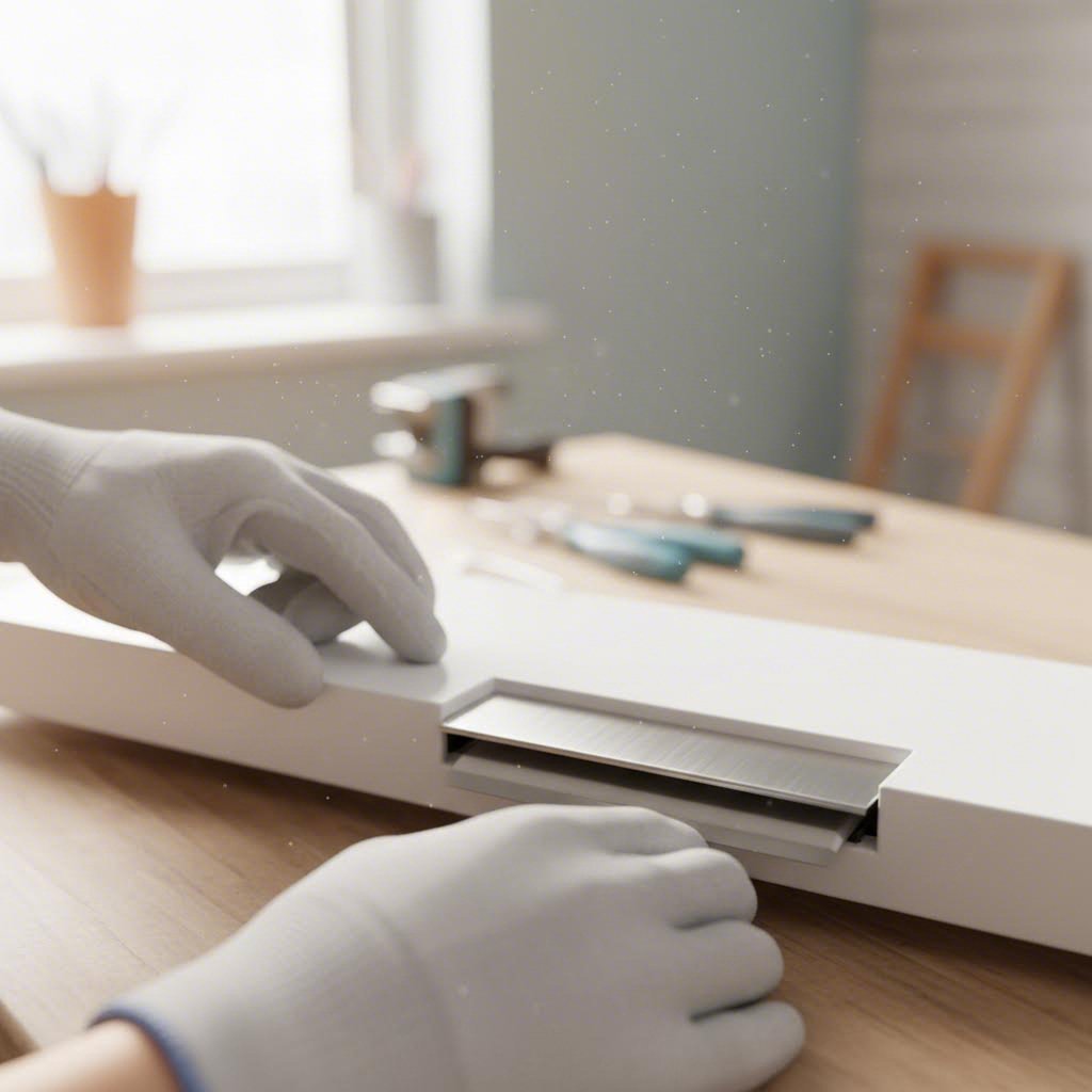 trickle vent retrofit installation on existing upvc window frame