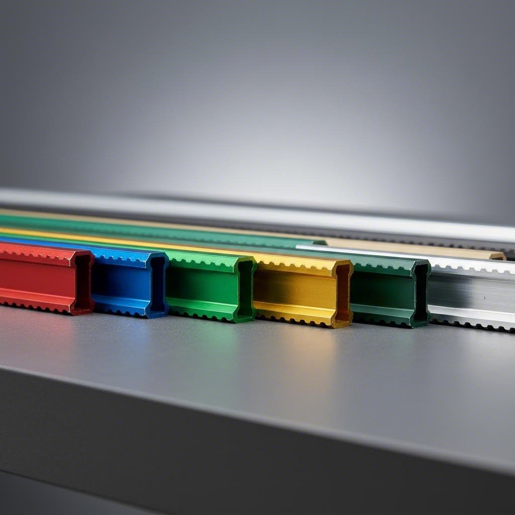 surface finishing options for serrated aluminum tube extrusions