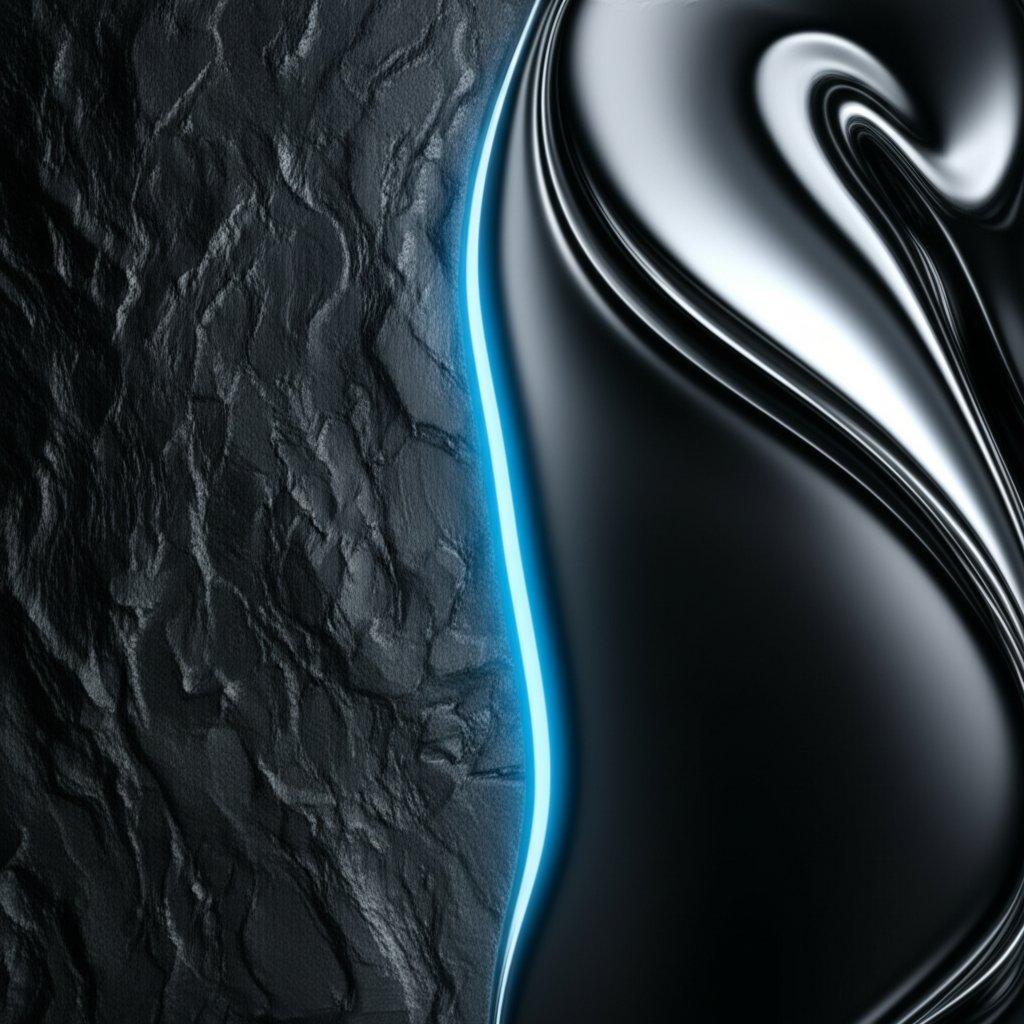 a comparison of a die cast surface with and without flow marks