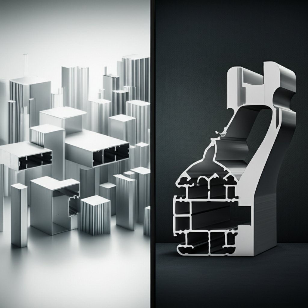 choosing between standard stock and custom extruded aluminum profiles