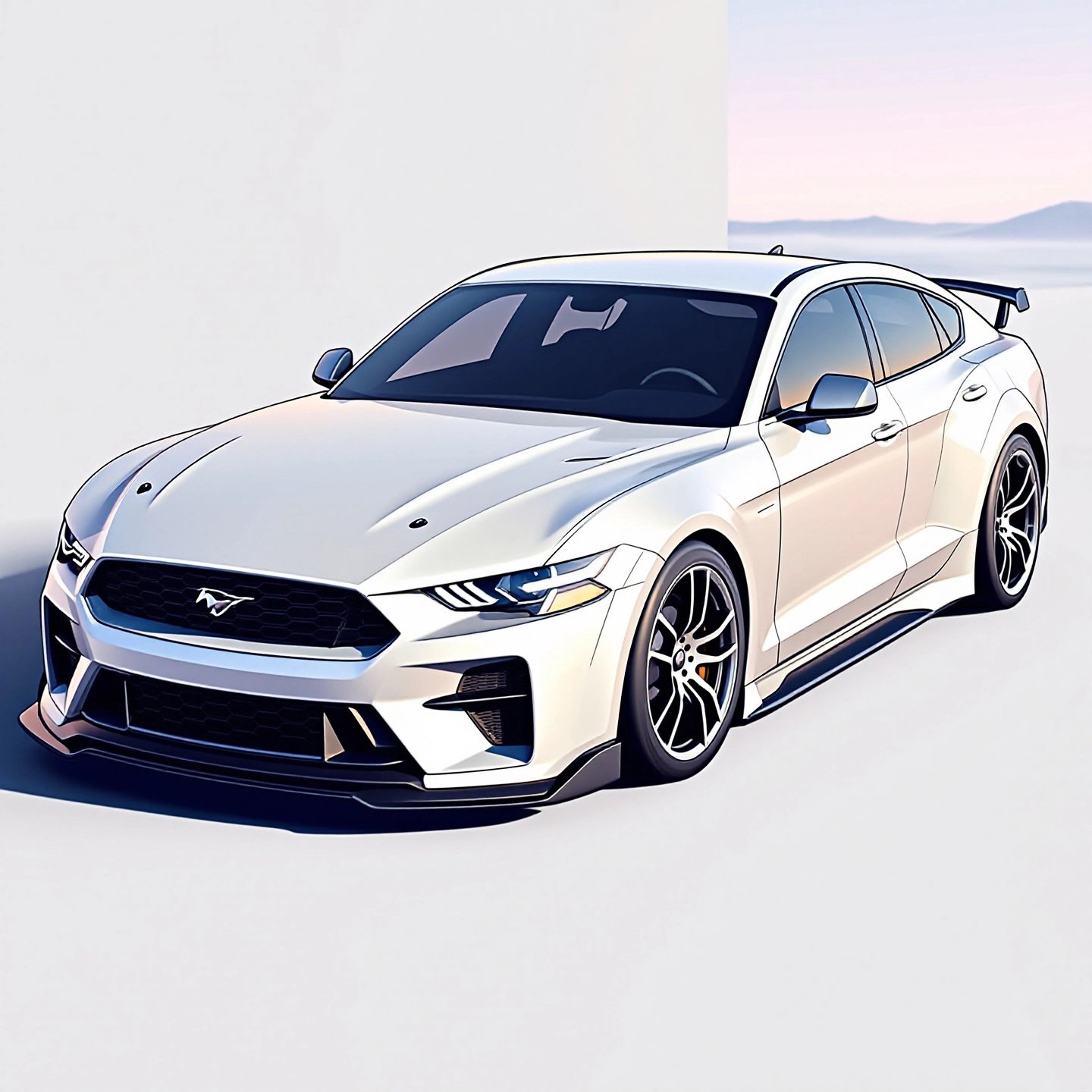 overview of key automotive exterior parts on a modern vehicle