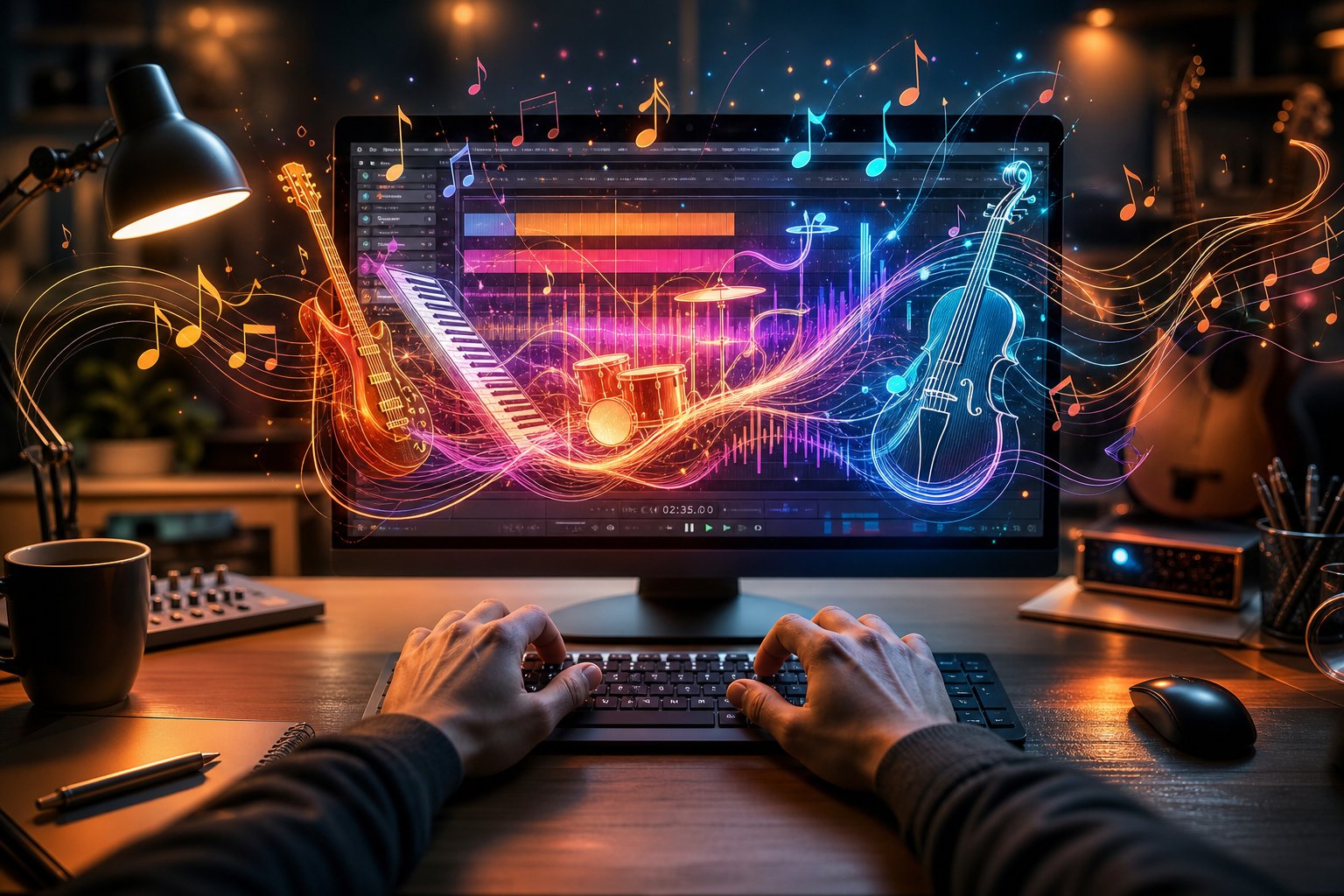 detailed specific prompts dramatically improve the quality of ai generated music output