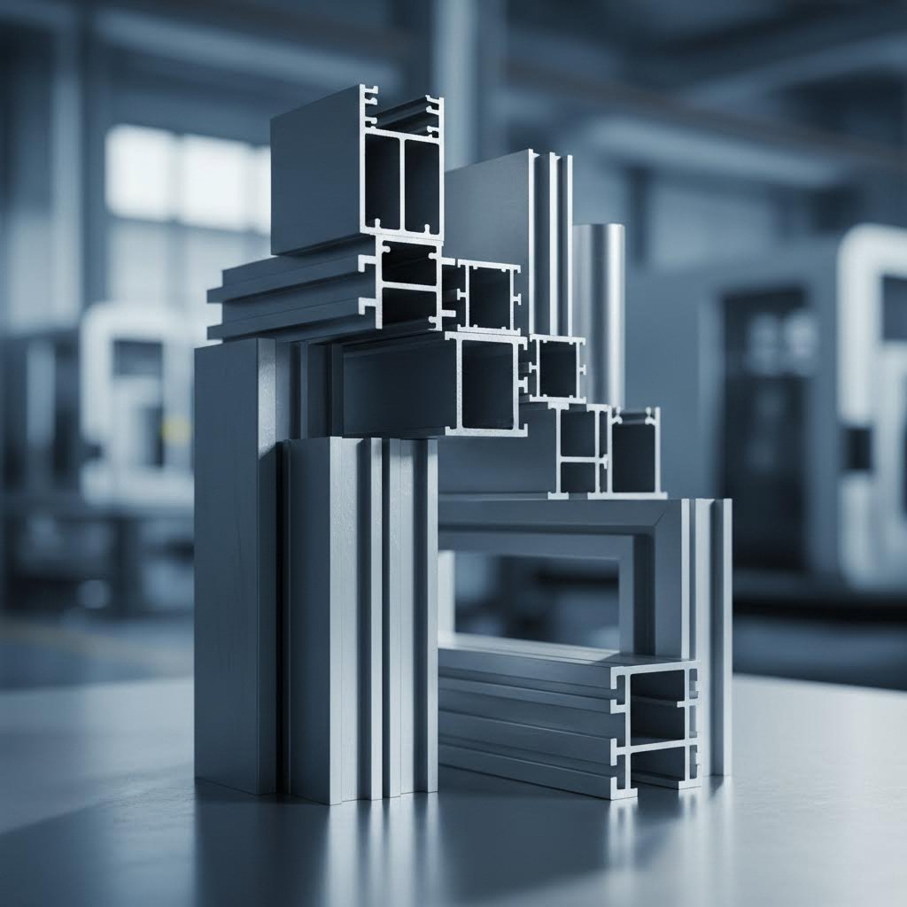diverse aluminum extrusion profiles showcasing the versatility of shapes for industrial and architectural applications