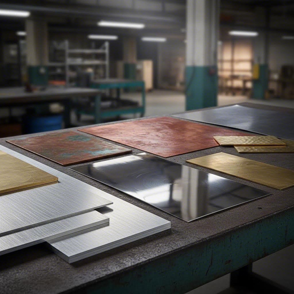 common sheet metal materials used in precision fabrication projects