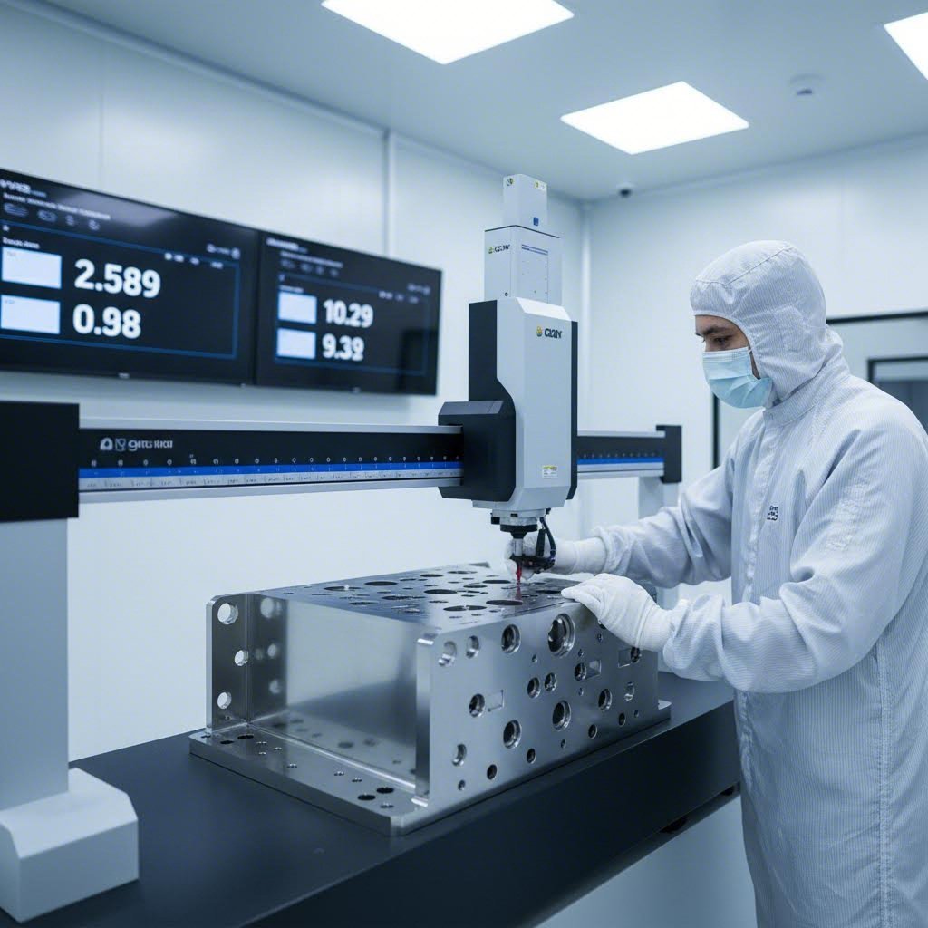 quality inspection process ensuring precision sheet metal components meet specifications