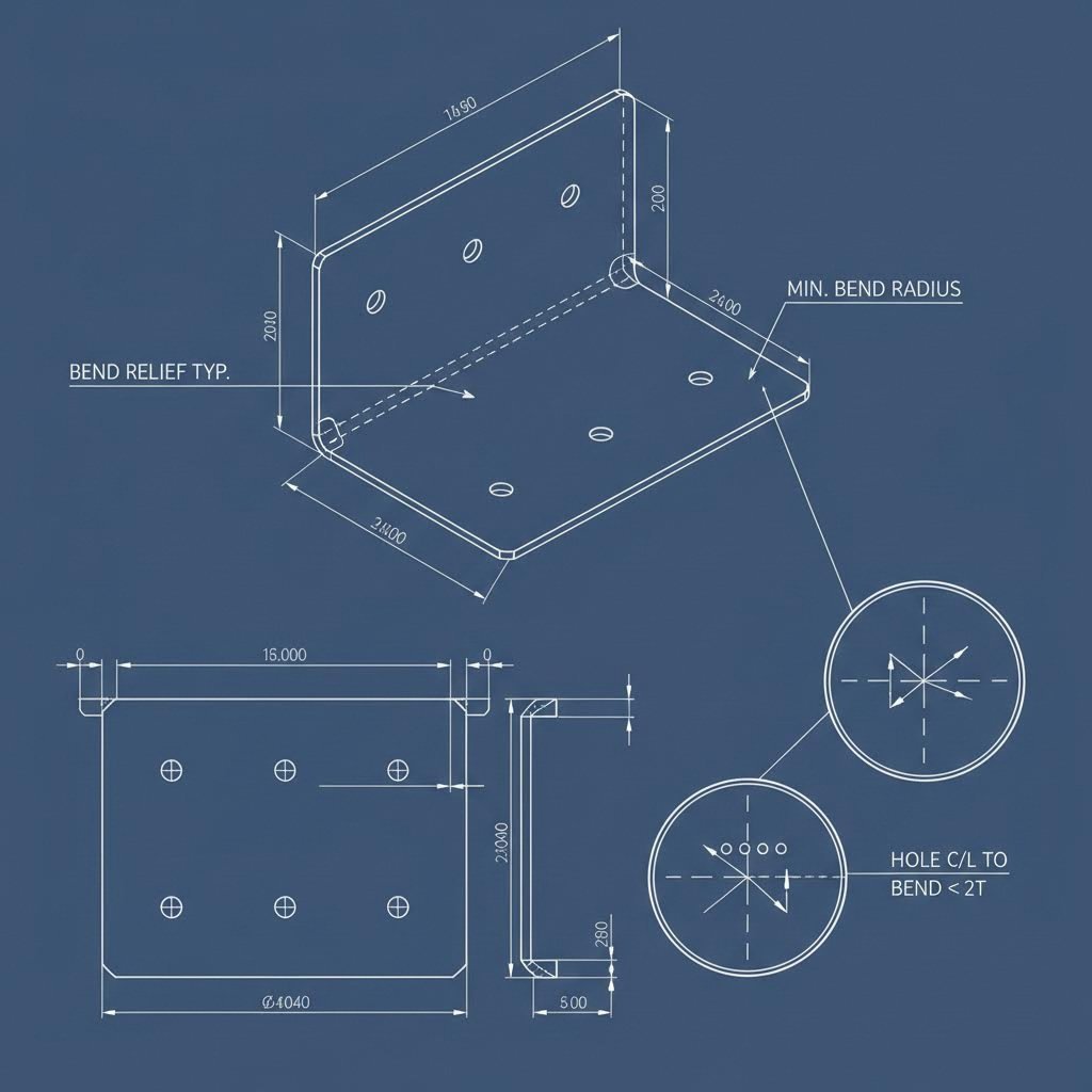 essential design for manufacturability features in sheet metal bending