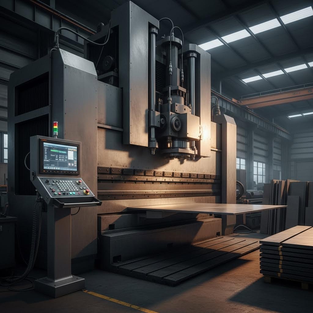 industrial press brakes and cnc forming equipment enable precision bending operations in factory environments