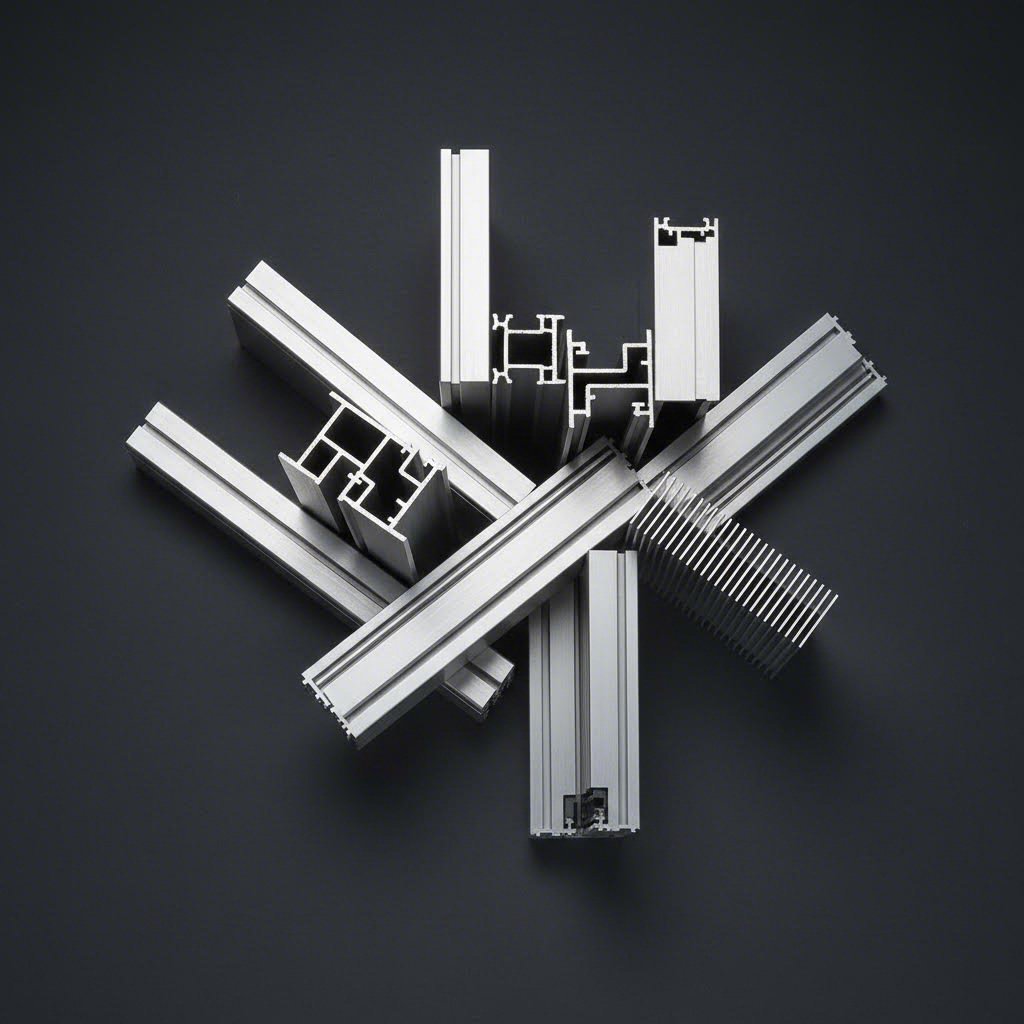 diverse aluminum extrusion profiles for architectural and industrial applications