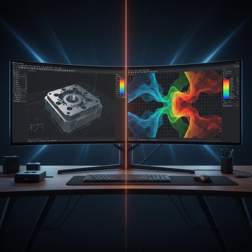 cad design and cae simulation process for mechanical die development