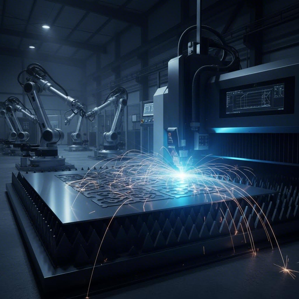 cnc laser cutting process for precision sheet metal bracket fabrication