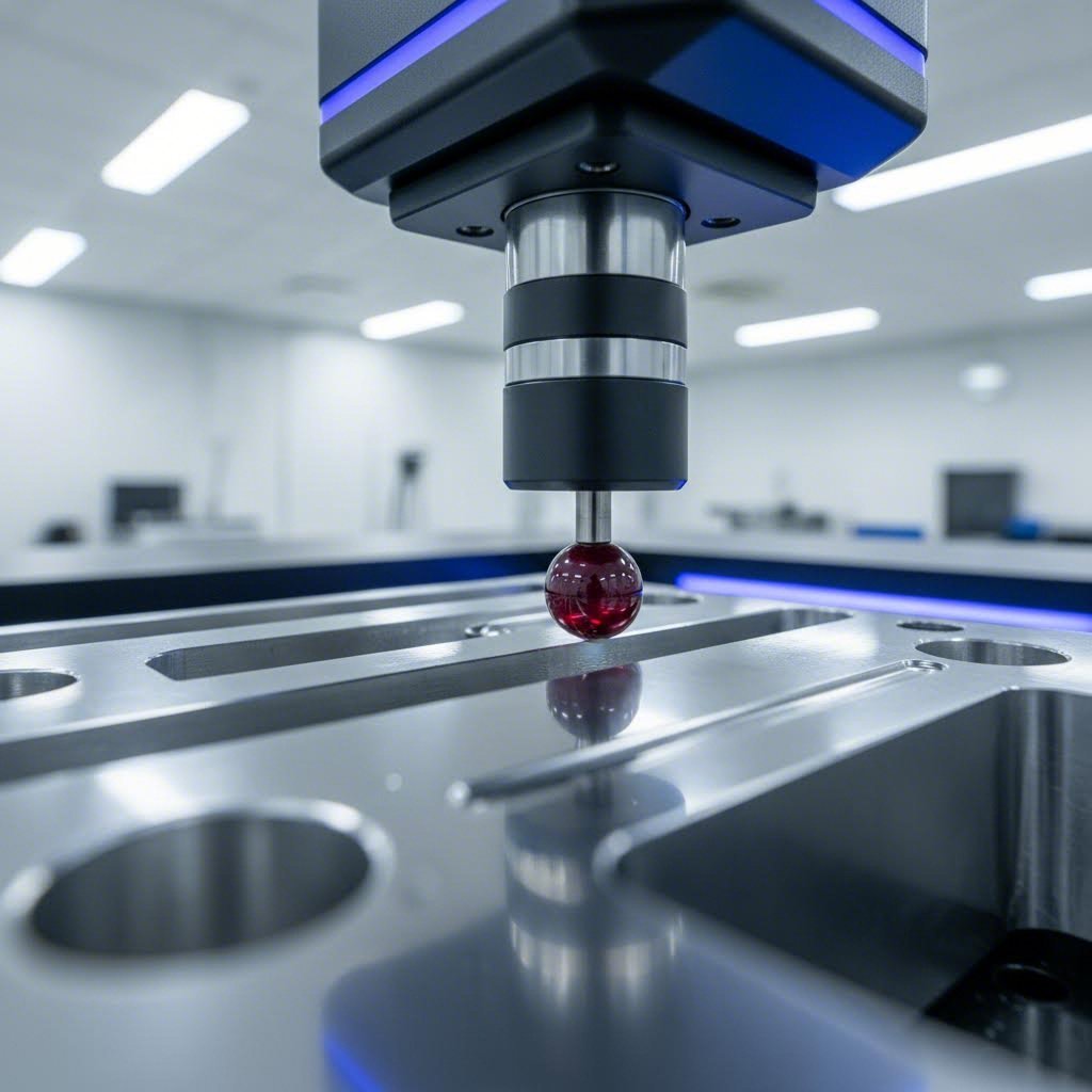 cmm inspection verifying dimensional accuracy of precision stamped components