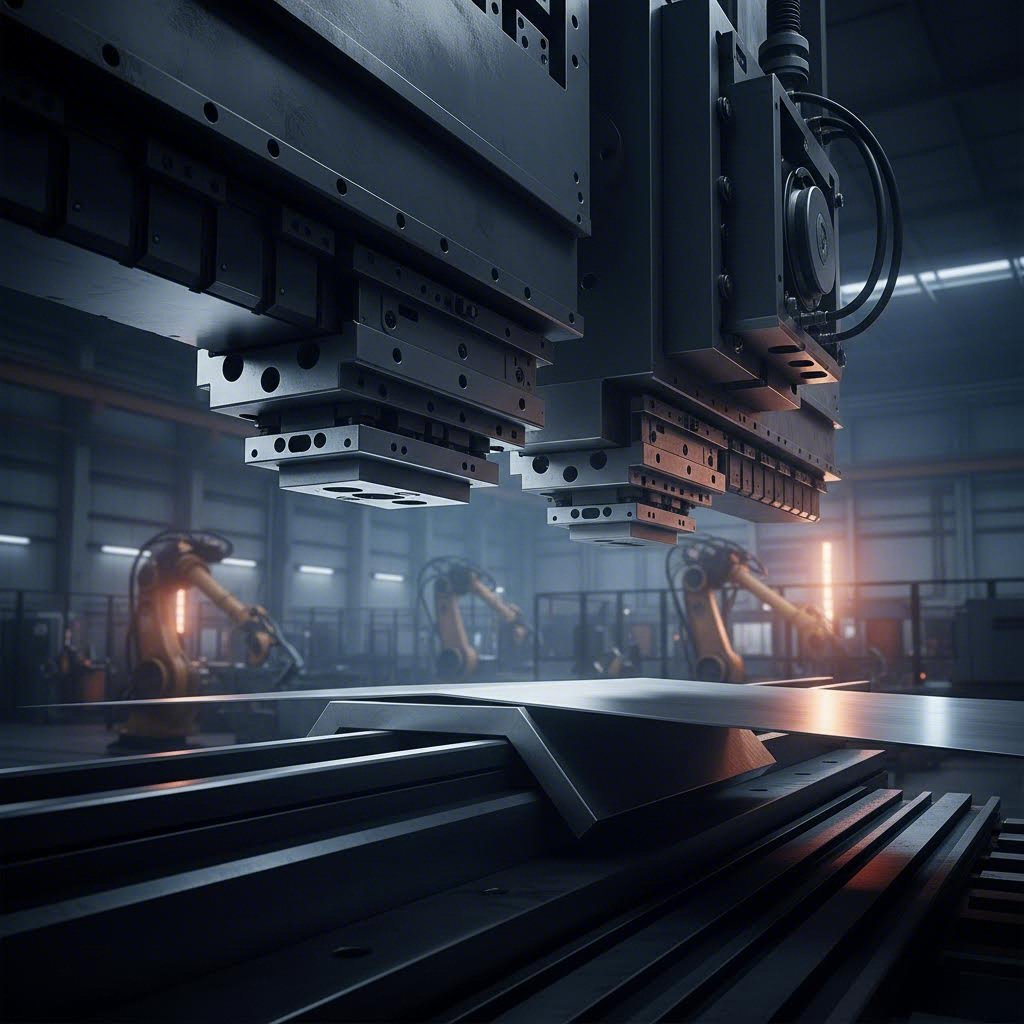 cnc press brake forming precision angular bends in sheet metal