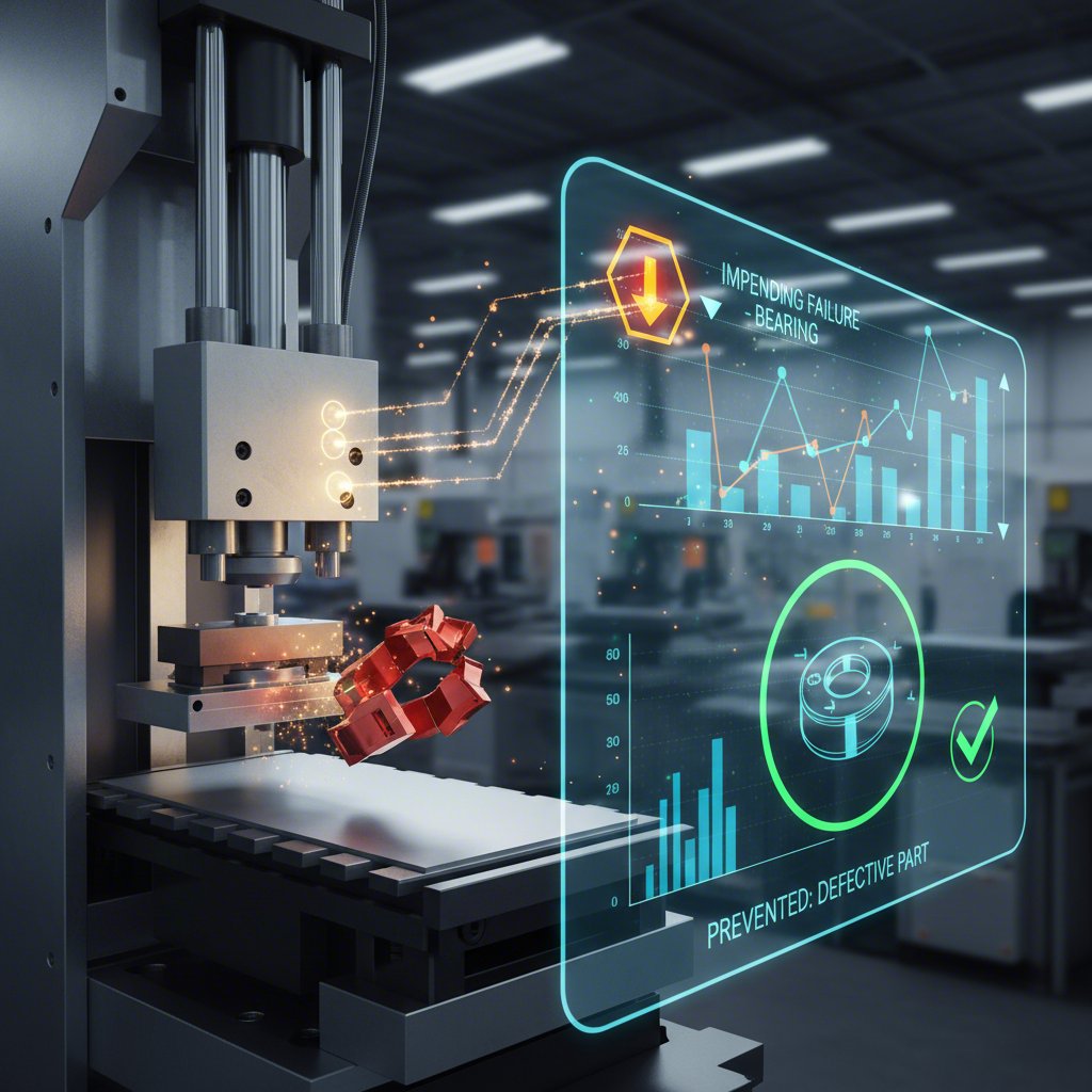 a dashboard displaying predictive analytics to prevent manufacturing scrap