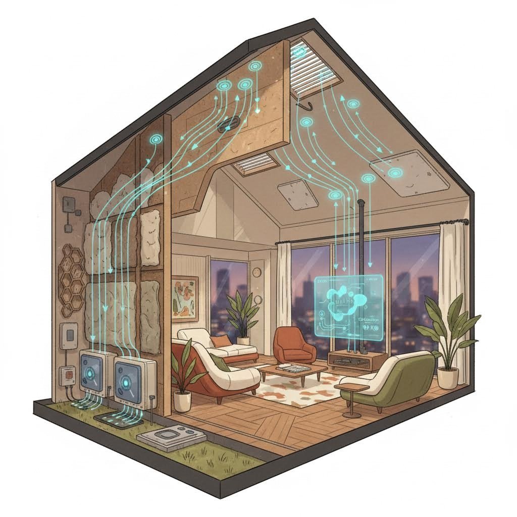 modern buildings integrate passive ventilation with smart sensors insulation and hvac systems for optimal performance