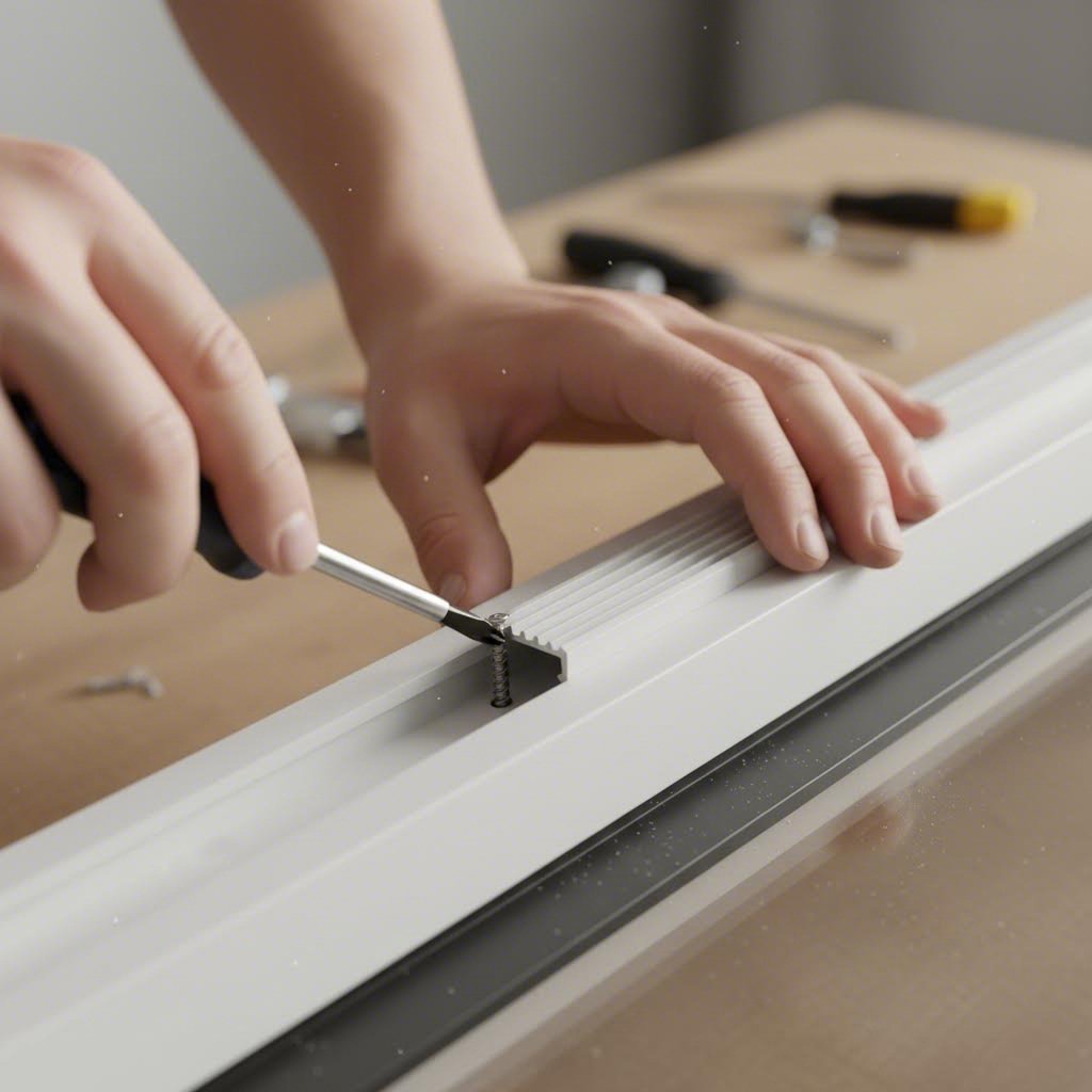 diy trickle vent retrofit installation on a upvc window frame