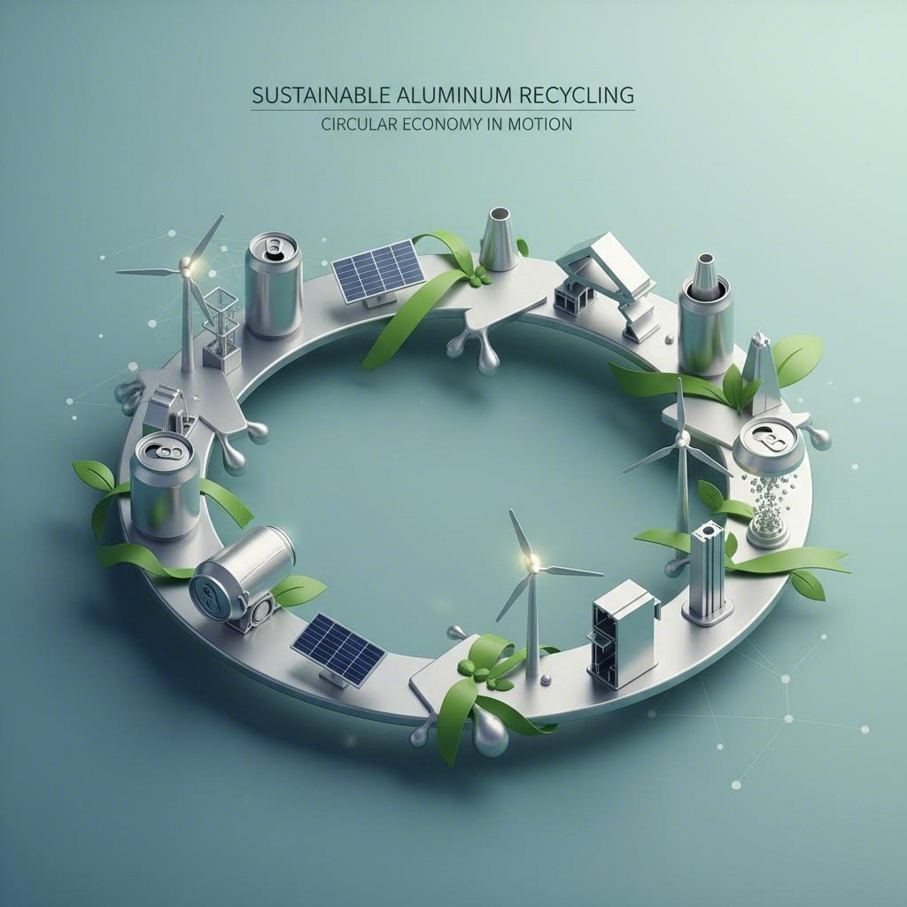 aluminum's infinite recyclability supports circular economy manufacturing practices