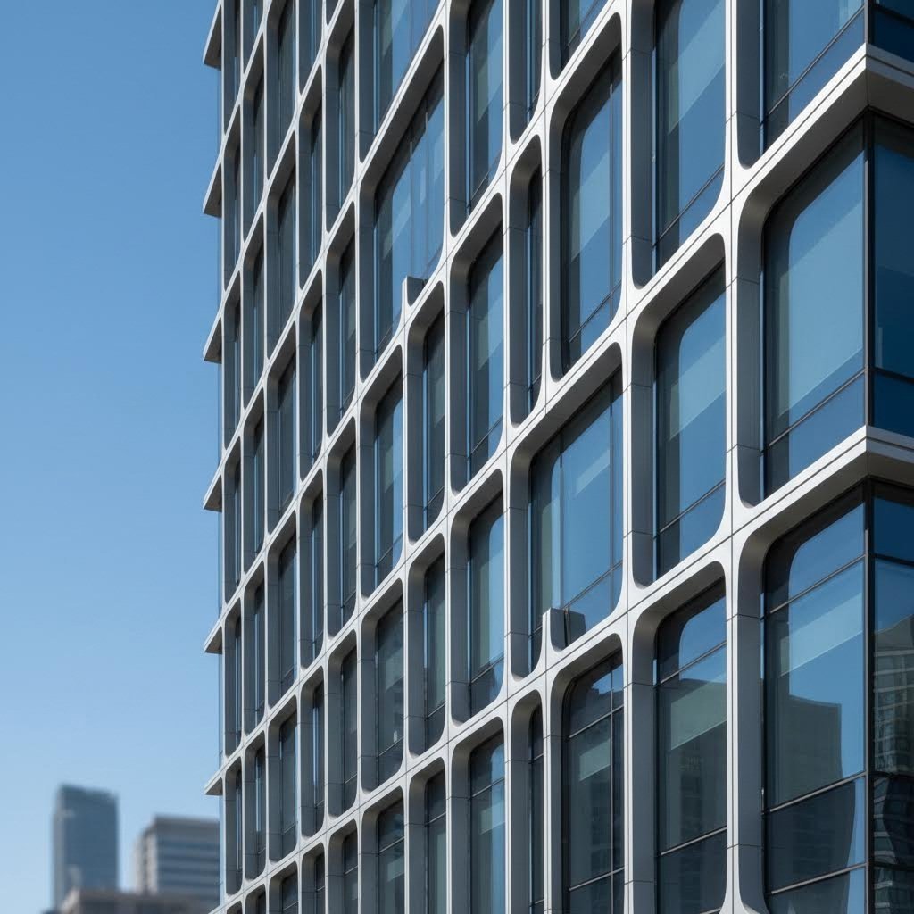 aluminum extrusion systems enable modern architectural glass facade designs