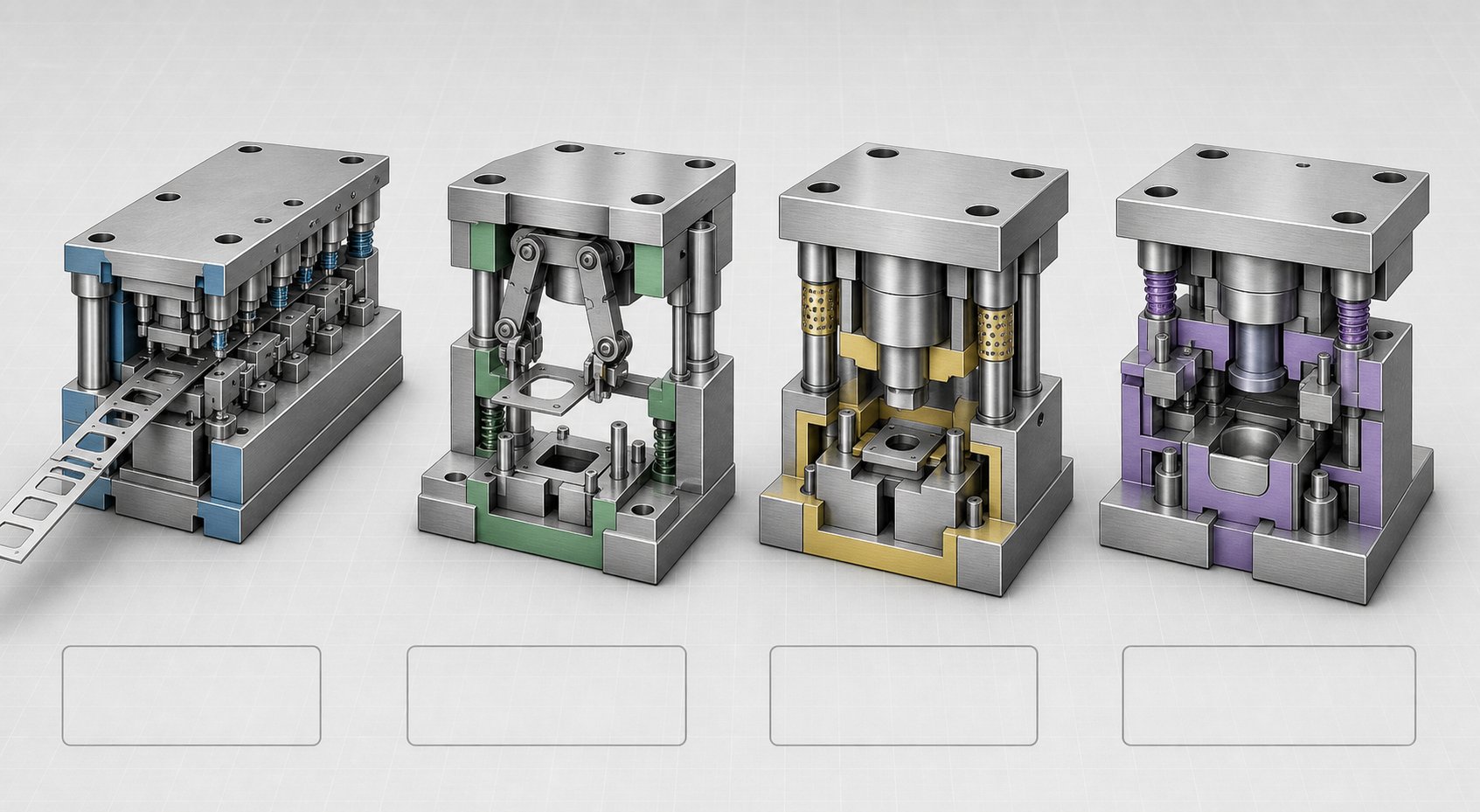 info-1-1 four primary stamping die types %E2%80%94 progressive transfer compound and combination