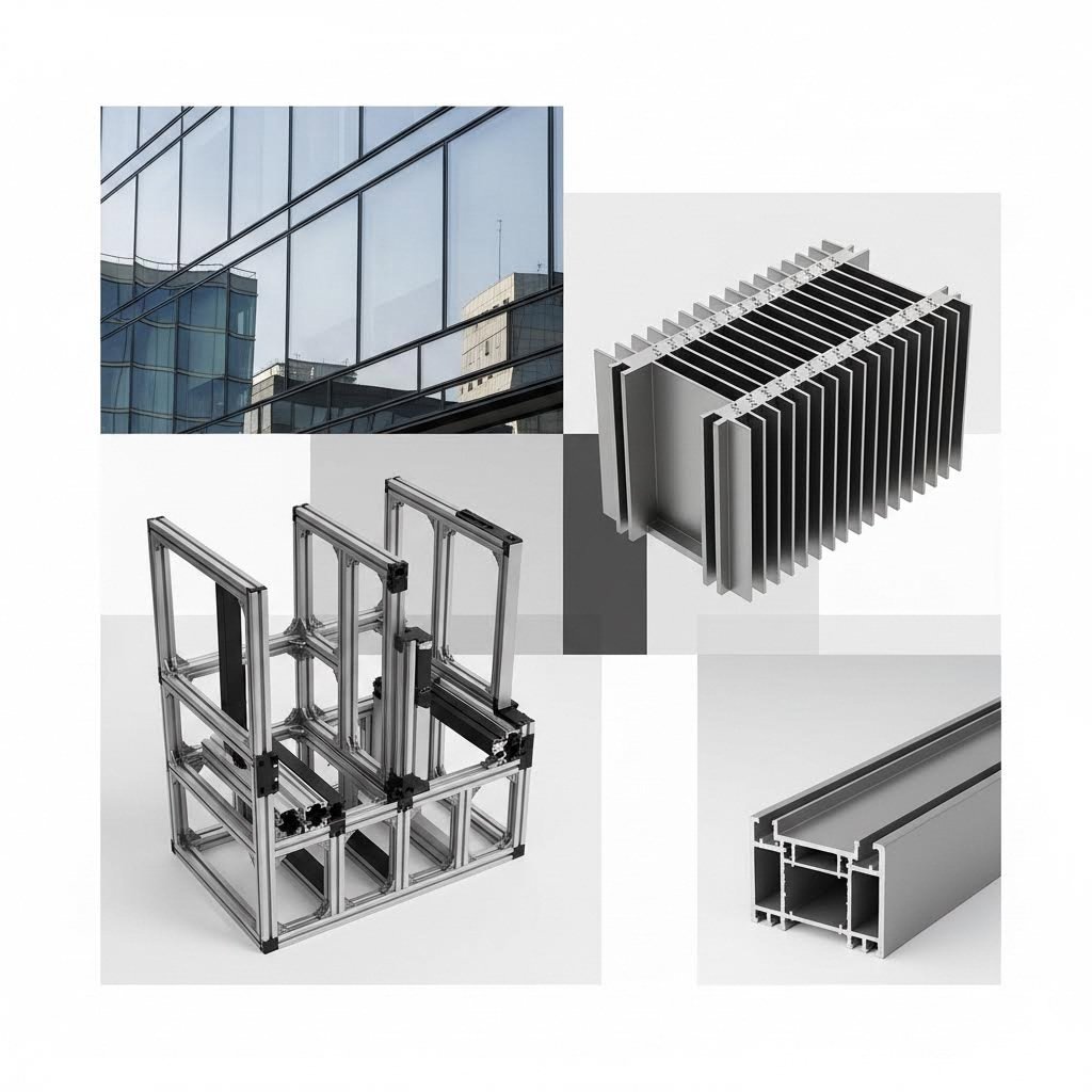 aluminum extrusions serve architectural industrial and electronics applications