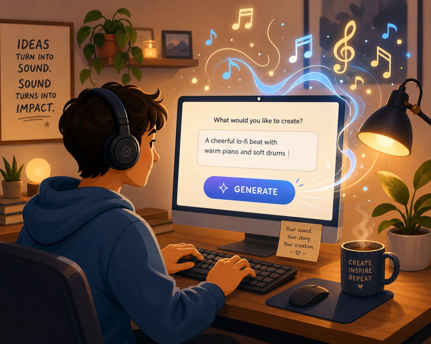 your first ai generated track is one prompt away from becoming reality