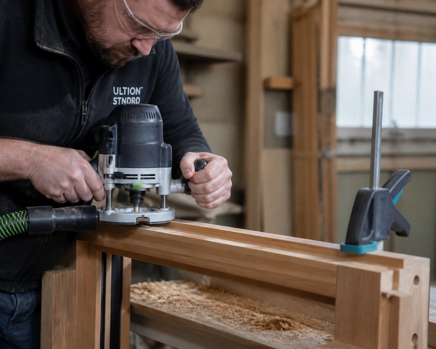 retrofitting a trickle vent involves routing a precise slot into the window frame head